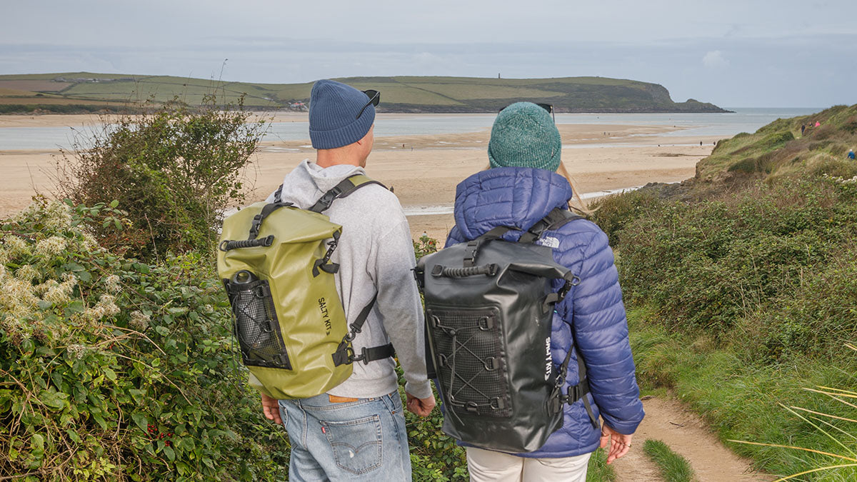 salty kit - 30 litre dry bags in olive and black