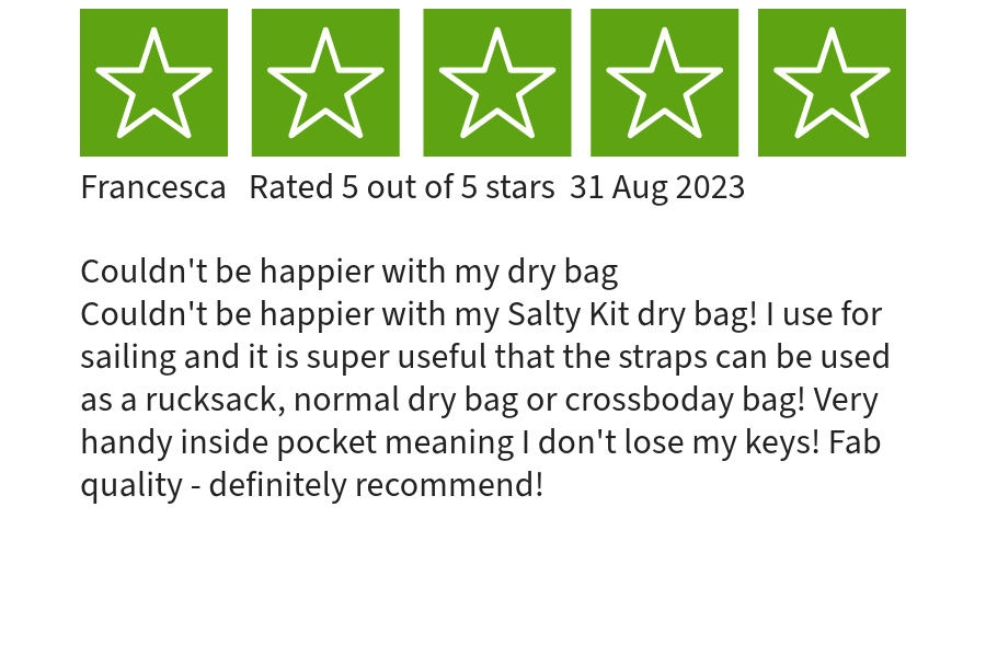 trustpilot review from a sailor 