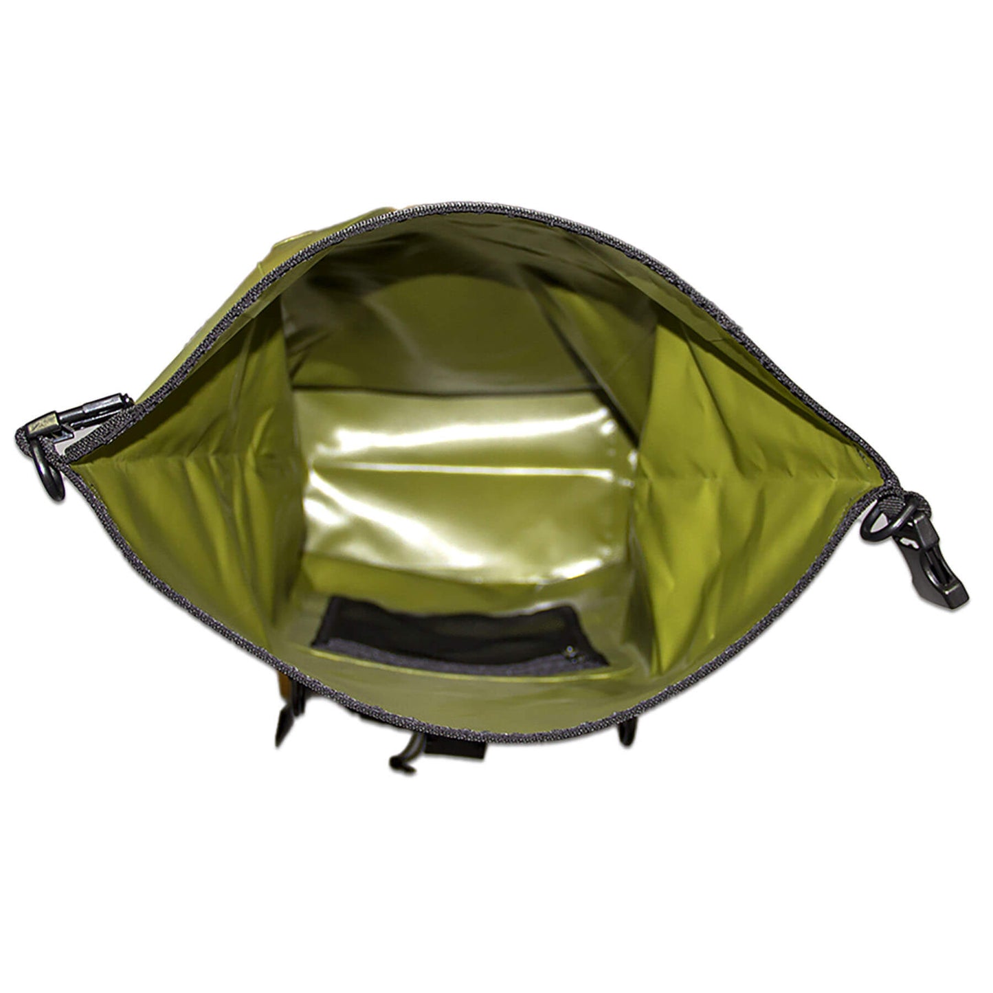 large capacity 30 litre waterproof dry bag backpack with large inside mesh pocket with zip to hold your keys etc