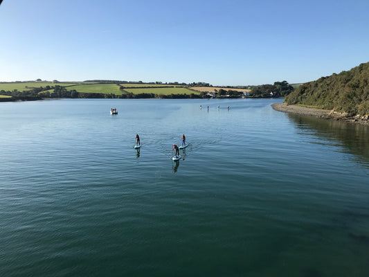 Paddleboarding from Padstow in the beautiful Camel Estuary