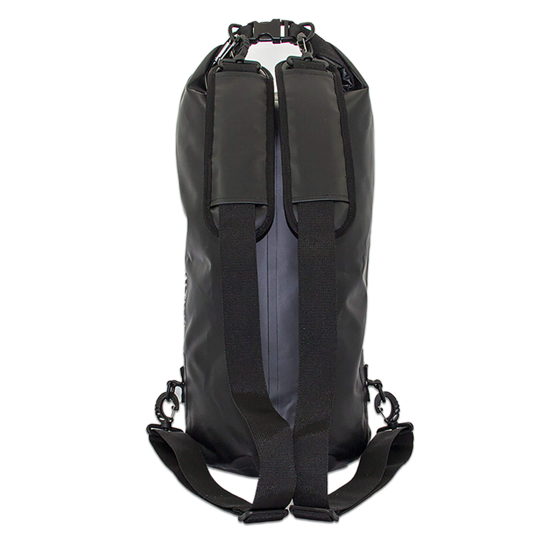 Dry bag outlet with backpack straps