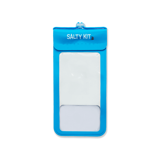 blue waterproof phone case